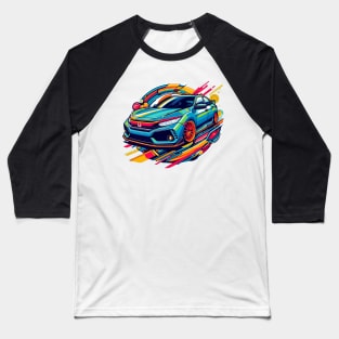 Honda Civic Baseball T-Shirt